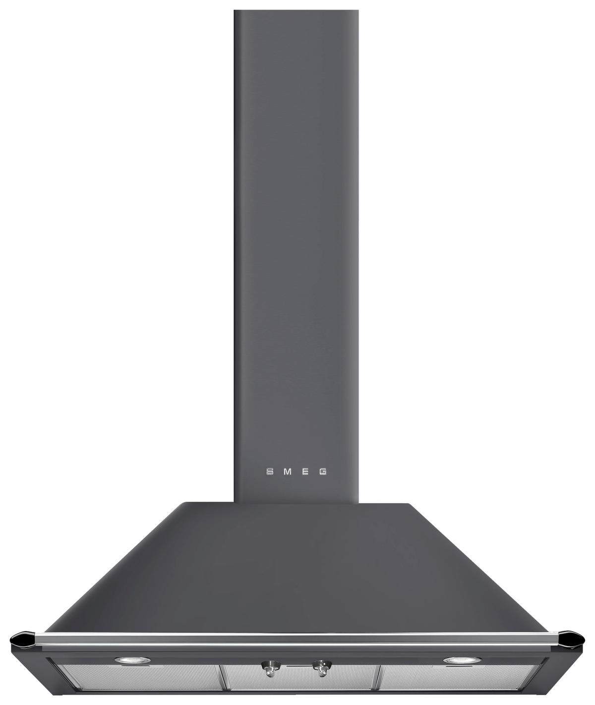 DUNSTABZUGSHAUBE KT90GRE  - Grau, Basics, Metall (90/74/53cm) - SMEG