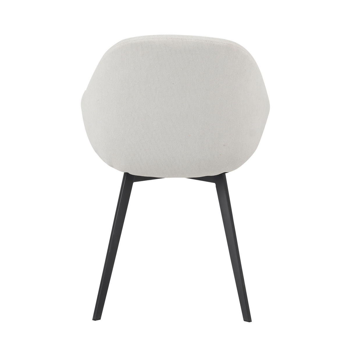 STUHL-SET 2 Stück  in Stahl Cord  - Beige/Schwarz, MODERN, Textil/Metall (57/84/61cm) - Livetastic