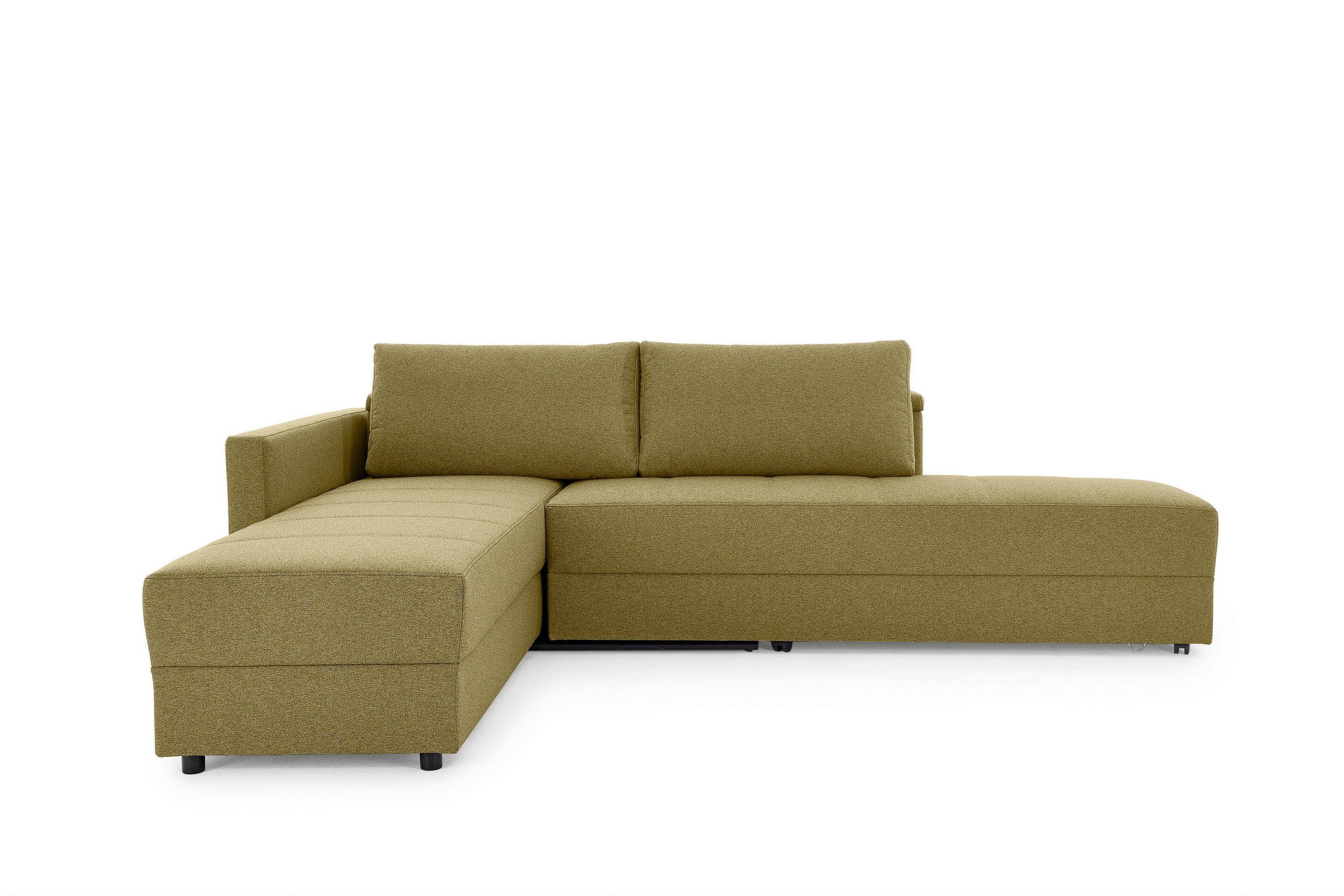 ECKSOFA LOOKS III Messingfarben Webstoff - Messingfarben/Schwarz, Design, Kunststoff/Textil (287/229cm) - LOOKS by W.Joop