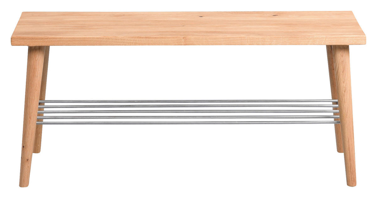 LAVICA DO PREDSIENE, farba duba, divoký dub, 90/40/30 cm - farba duba, Design, drevo (90/40/30cm)