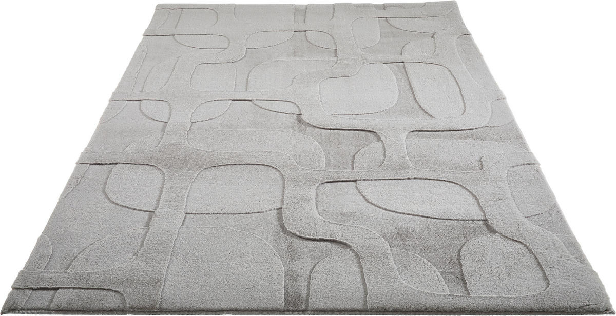 HOCHFLORTEPPICH 80/150 cm Grau  - Grau, Design, Textil (80/150cm) - Novel