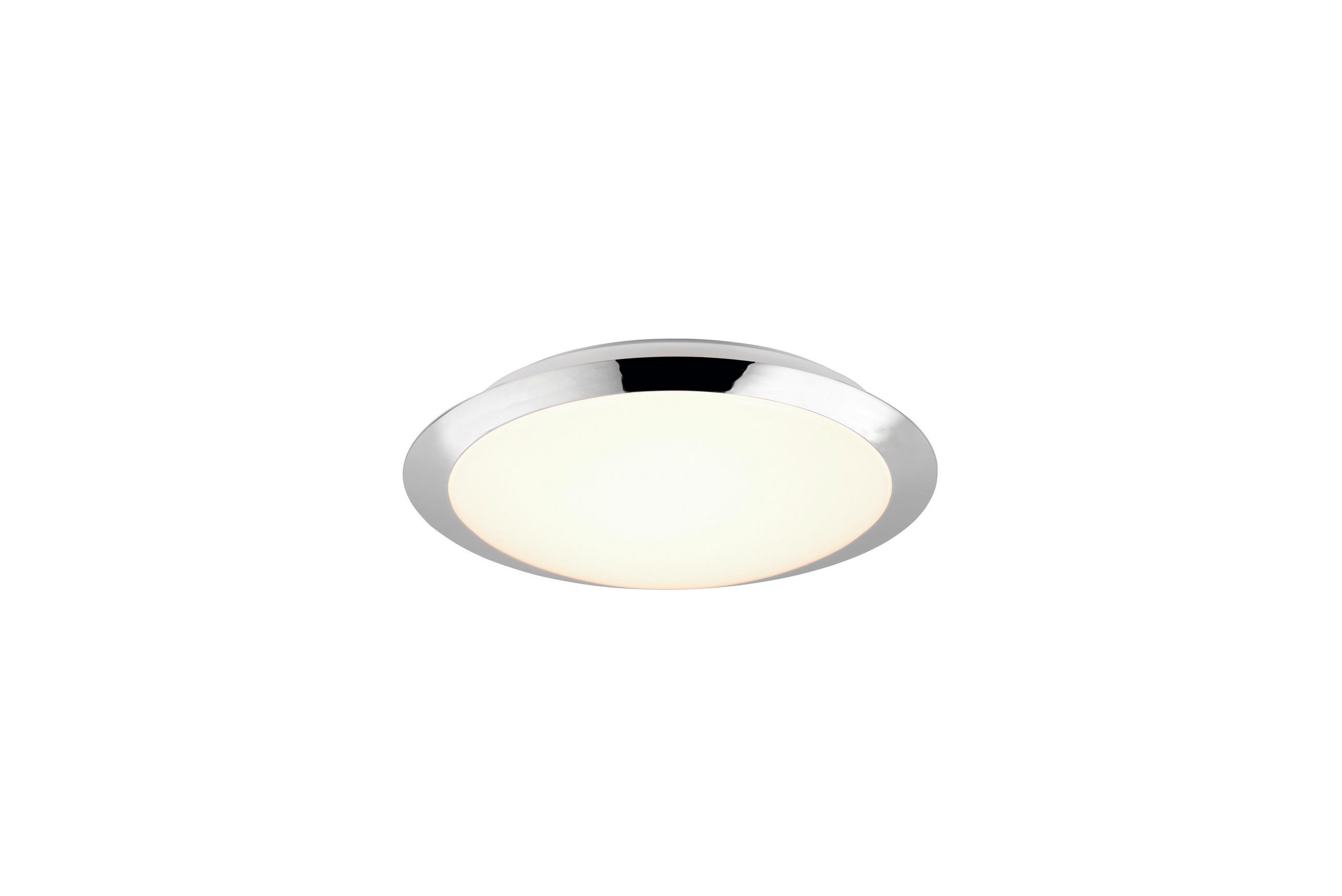 LED-DECKENLEUCHTE 29/8 cm   - Chromfarben/Weiß, Basics, Kunststoff (29/8cm) - Trio Leuchten