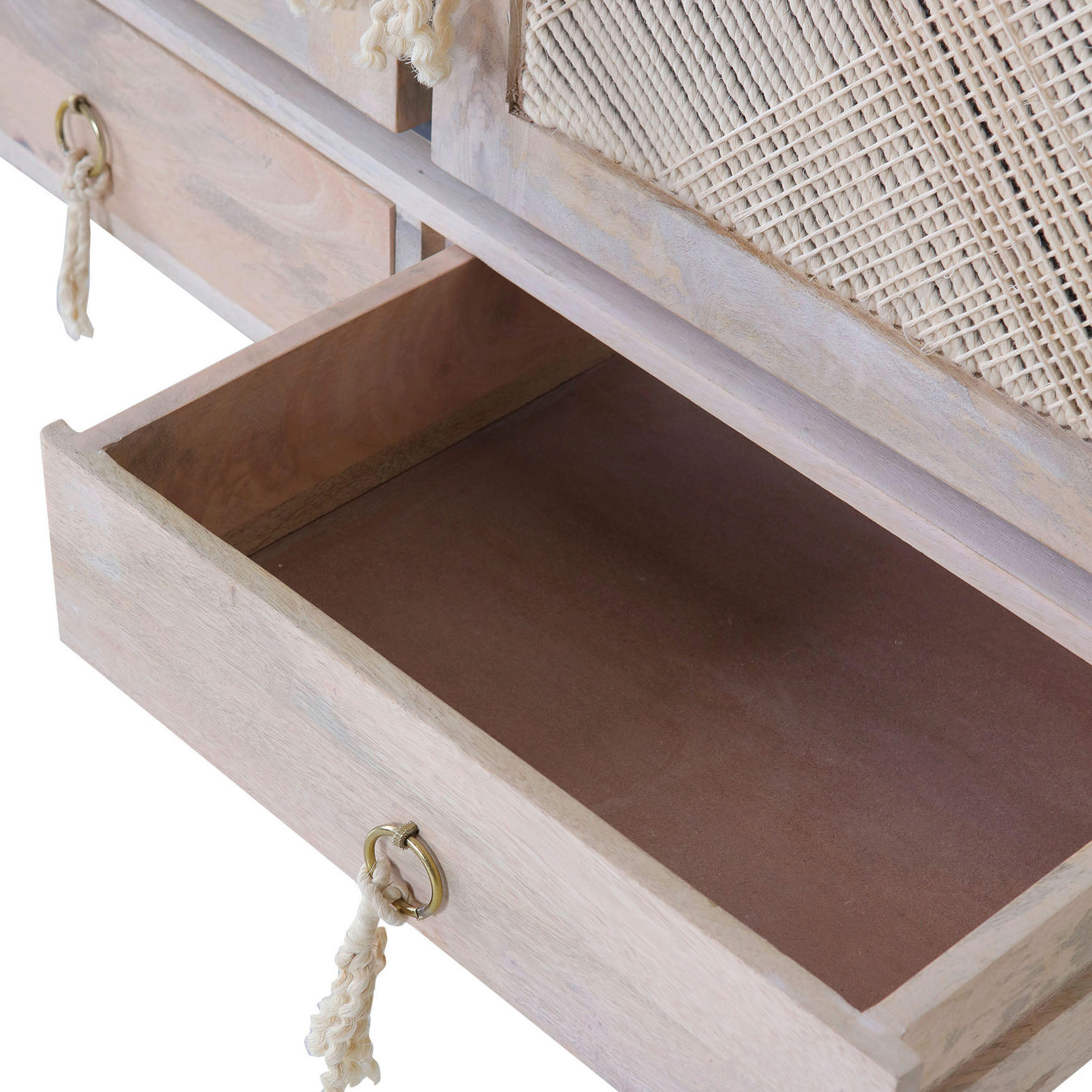 KOMMODE Amalfi  in 100/75/35 cm  - Anthrazit/Naturfarben, Design, Holz/Holzwerkstoff (100/75/35cm)