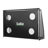 FUßBALLTOR - Schwarz, KONVENTIONELL, Kunststoff/Metall (300/200/90cm) - Salta