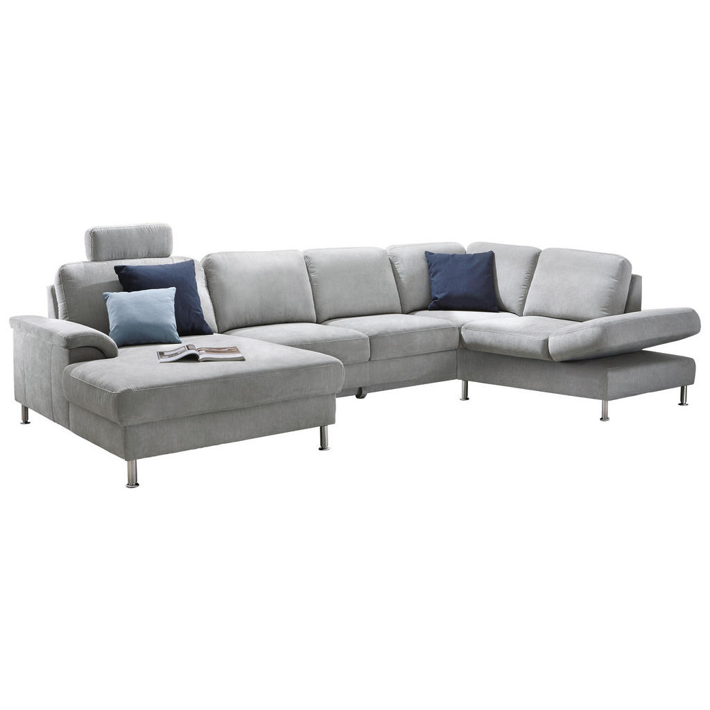 Pure Home Comfort WOHNLANDSCHAFT Grau Velours Pure Home Comfort WOHNLANDSCHAFT Grau Velours
