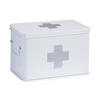 MEDIZINBOX - Weiß, Basics, Metall (32/20/21cm) - Zeller Present
