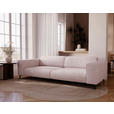 3-SITZER-SOFA  in Cord Creme  - Creme/Schwarz, KONVENTIONELL, Textil/Metall (237/75/104cm) - Carryhome