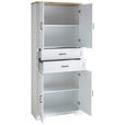 AKTENSCHRANK 86/204/38 cm  - Eiche Artisan/Pinienfarben, KONVENTIONELL, Holzwerkstoff (86/204/38cm) - Carryhome