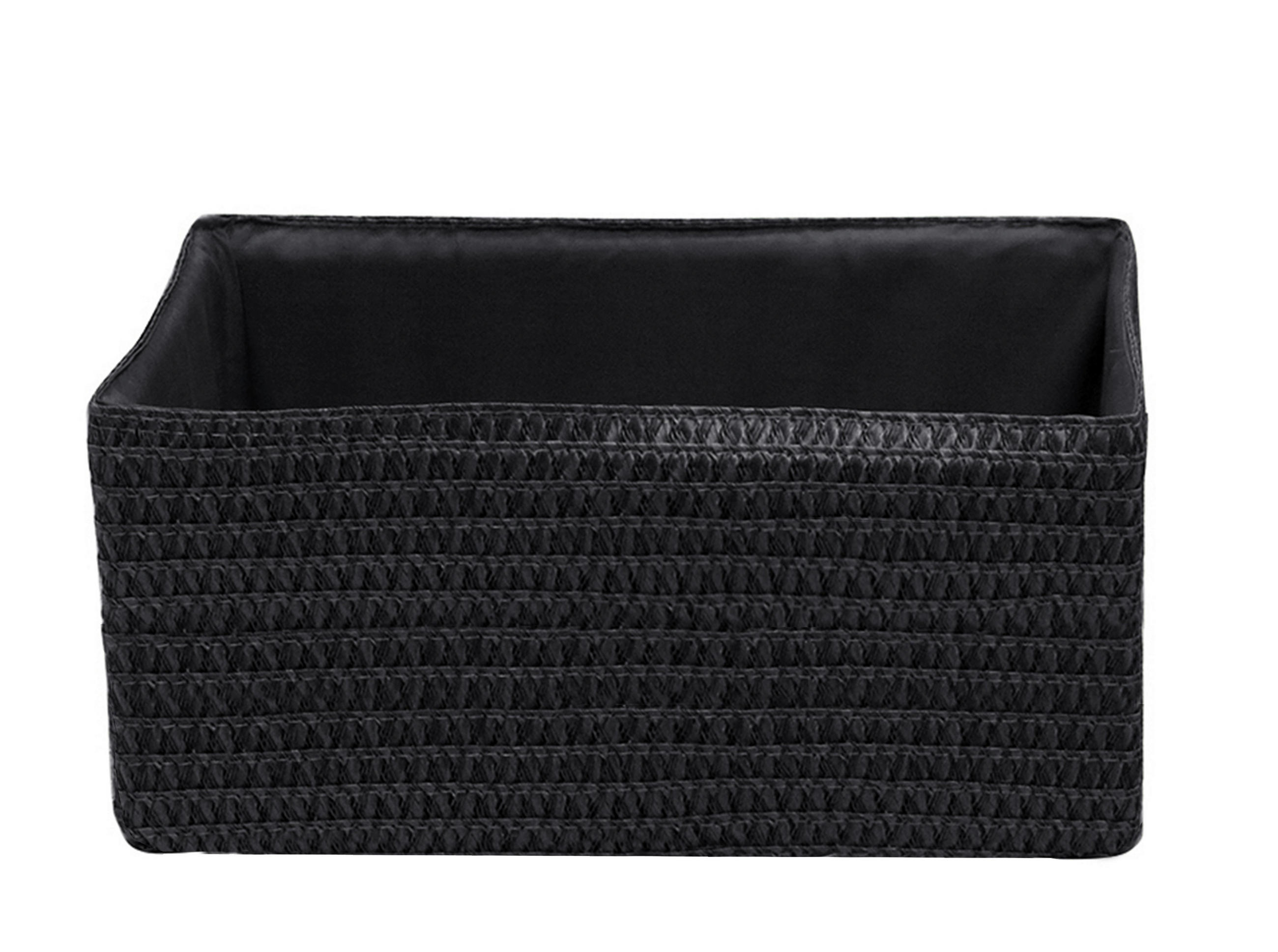 KOŠARA ZA REGAL   36/26/16 cm     - crna, Basics, tekstil/plastika (36/26/16cm) - Landscape
