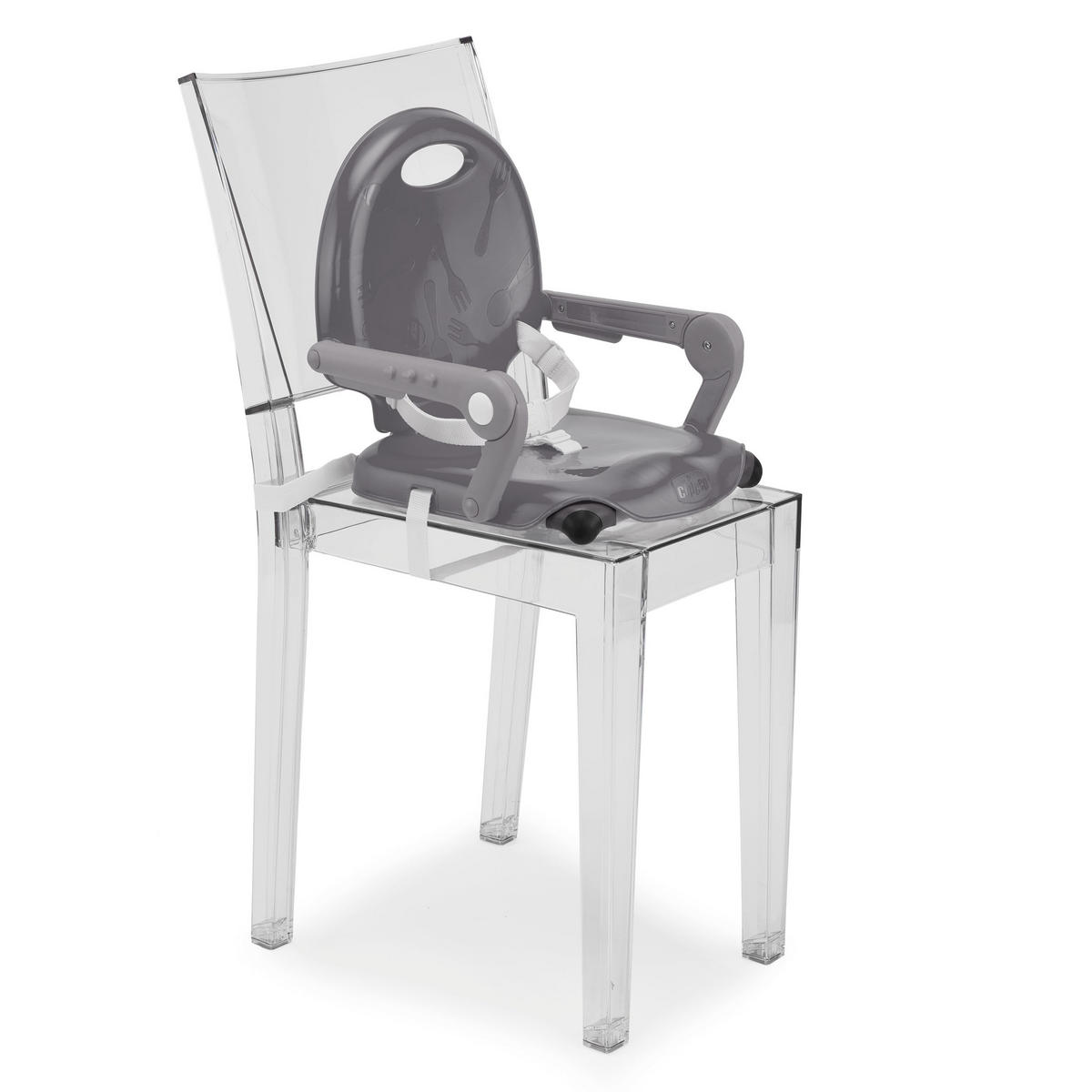 SITZERHÖHUNG POCKET SNACK Grau DARK GREY  - Grau, Basics, Kunststoff (34/49/36cm) - Chicco