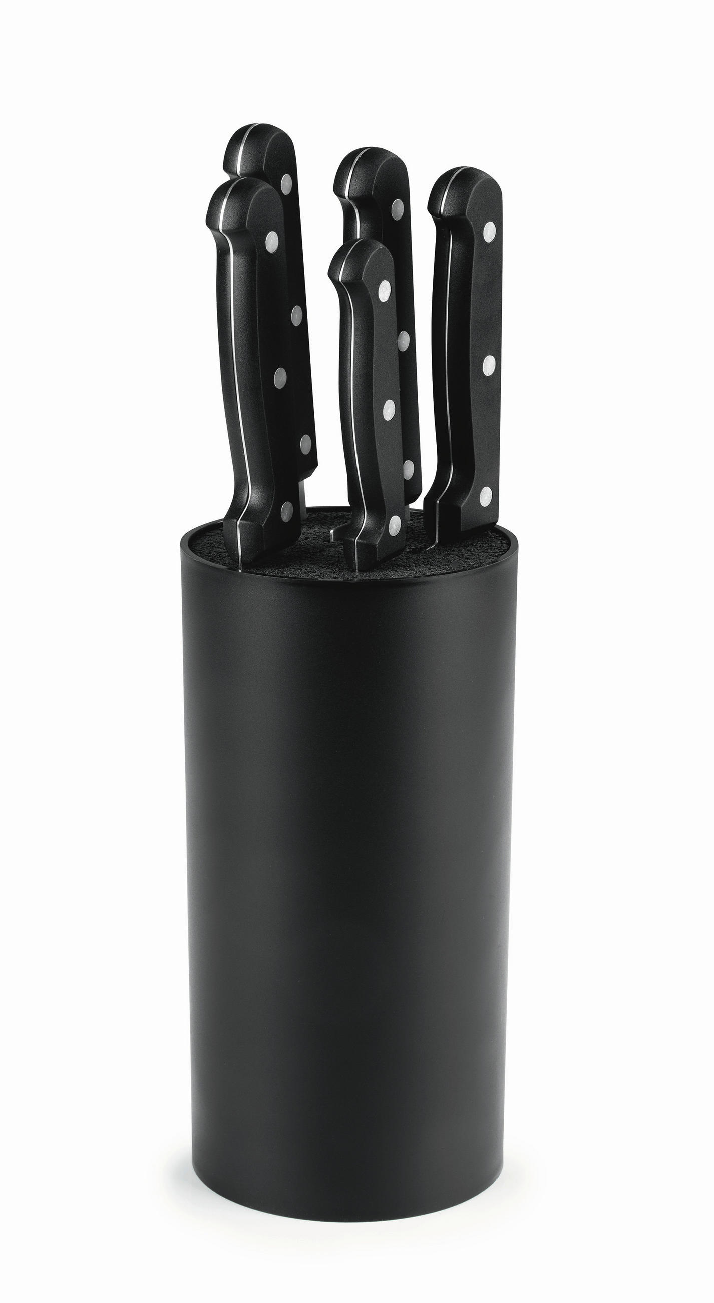 MESSERSET GOURMETmaxx 6-teilig  - Edelstahlfarben/Silberfarben, Basics, Kunststoff/Metall (11,30 cm/11,30 cm/33 cmcm) - GOURMETMAXX