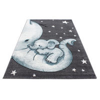 KINDERTEPPICH 80/150 cm Kids 560  - Blau/Weiß, Trend, Textil (80/150cm) - Ben'n'jen
