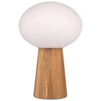 TISCHLEUCHTE Skandinavisch, Modern 25/37 cm    - Eichefarben, Basics, Glas/Holz (25/37cm) - Markslöjd