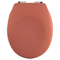 WC-SITZ - Terracotta, KONVENTIONELL, Kunststoff (37,3/5cm) - Spirella