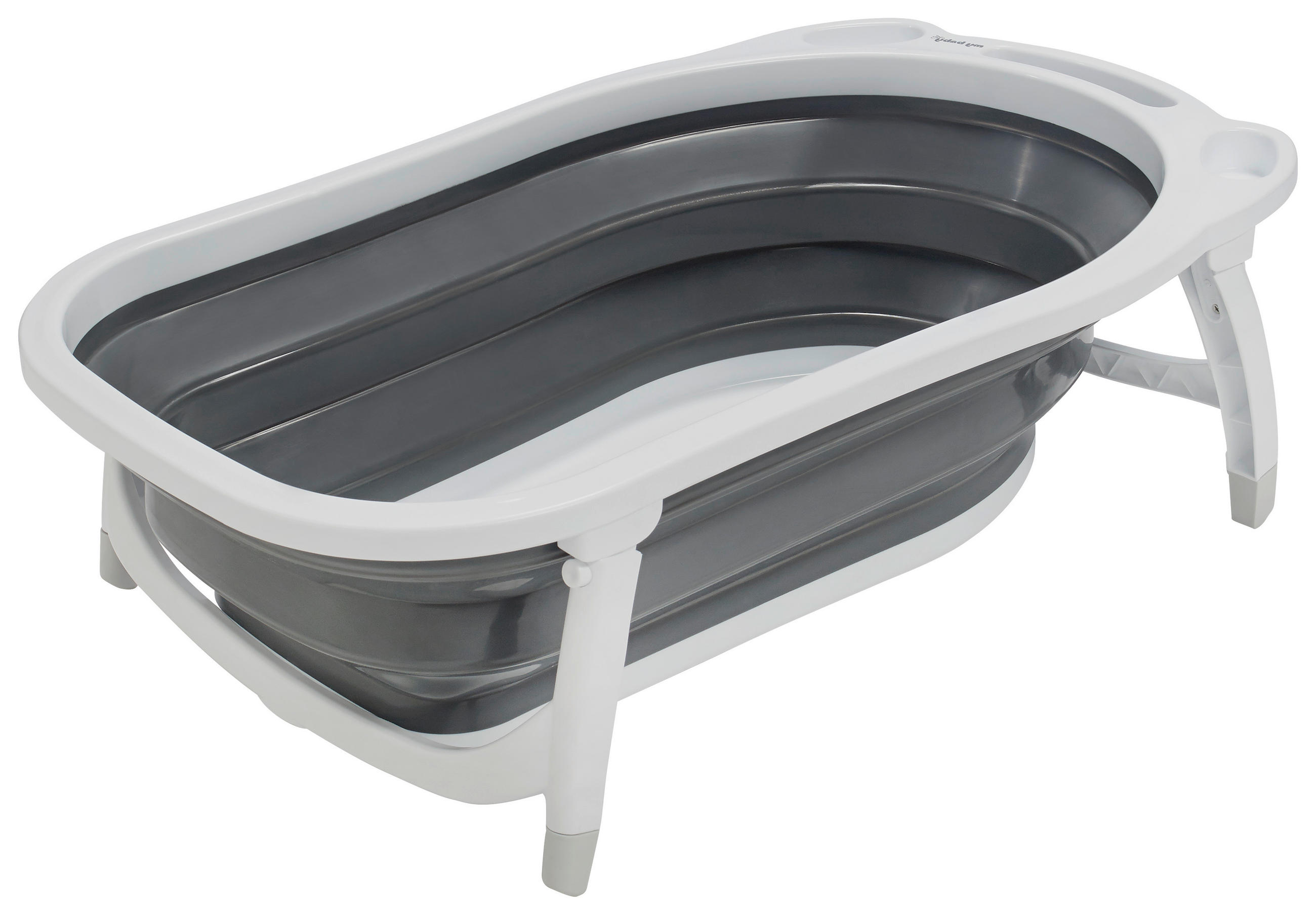 BABYBADEWANNE BASIC BEST  - Weiß/Grau, Basics, Kunststoff (80/47,5/23cm) - My Baby Lou