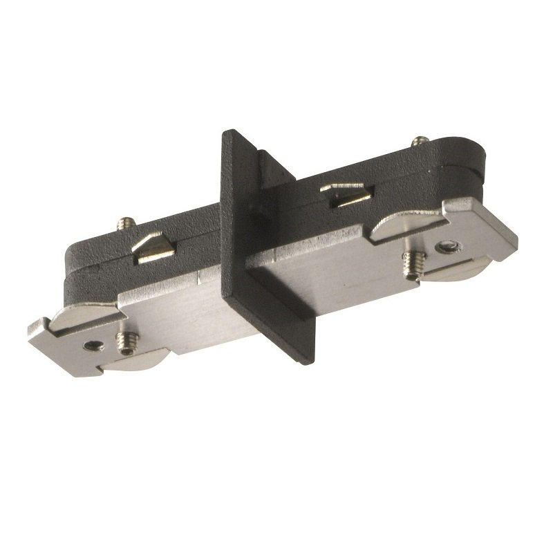 SCHIENENSYSTEM-VERBINDER - Schwarz, Basics, Metall (7/2,2cm) - Fischer & Honsel
