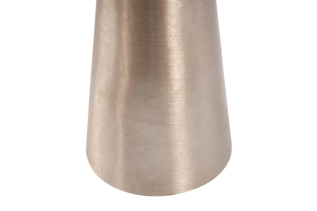BEISTELLTISCH Beige, Pflaume  - Pflaume/Beige, Basics, Metall (45/45,5cm) - Kayoom