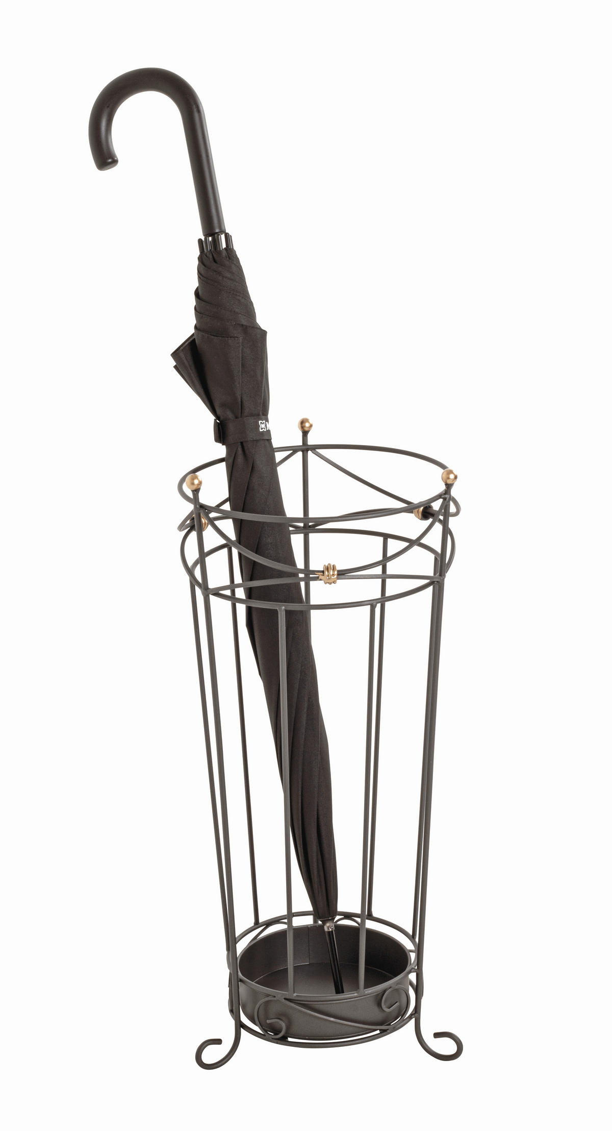 STOJAN NA DEŠTNÍKY, antracitová - antracitová, Konvenční, kov (24/55cm) - Carryhome