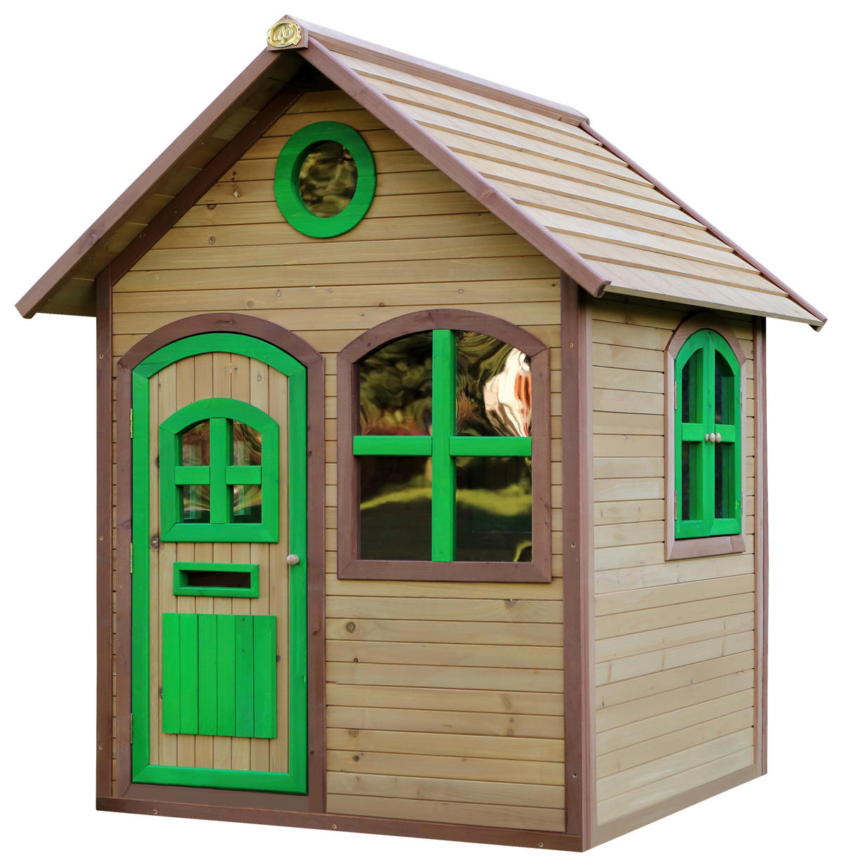 SPIELHAUS 137/175/151 cm SPIELHAUS JULIA  - Braun/Grün, KONVENTIONELL, Holz (137/175/151cm) - Ambia Garden
