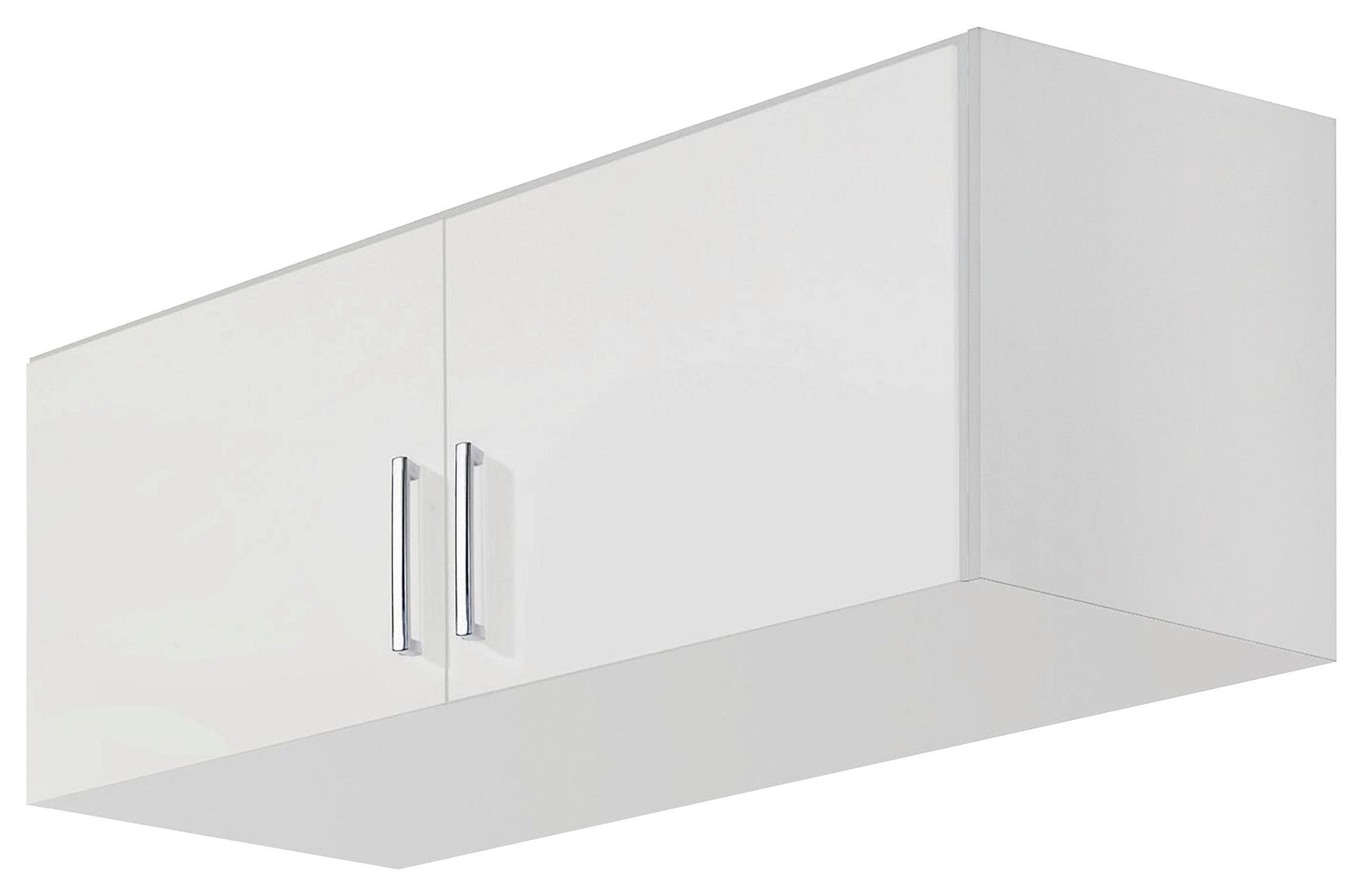 AUFSATZSCHRANK 91/39/54 cm  - Weiss Hochglanz/Weiss, Design, Holzwerkstoff/Kunststoff (91/39/54cm) - Carryhome