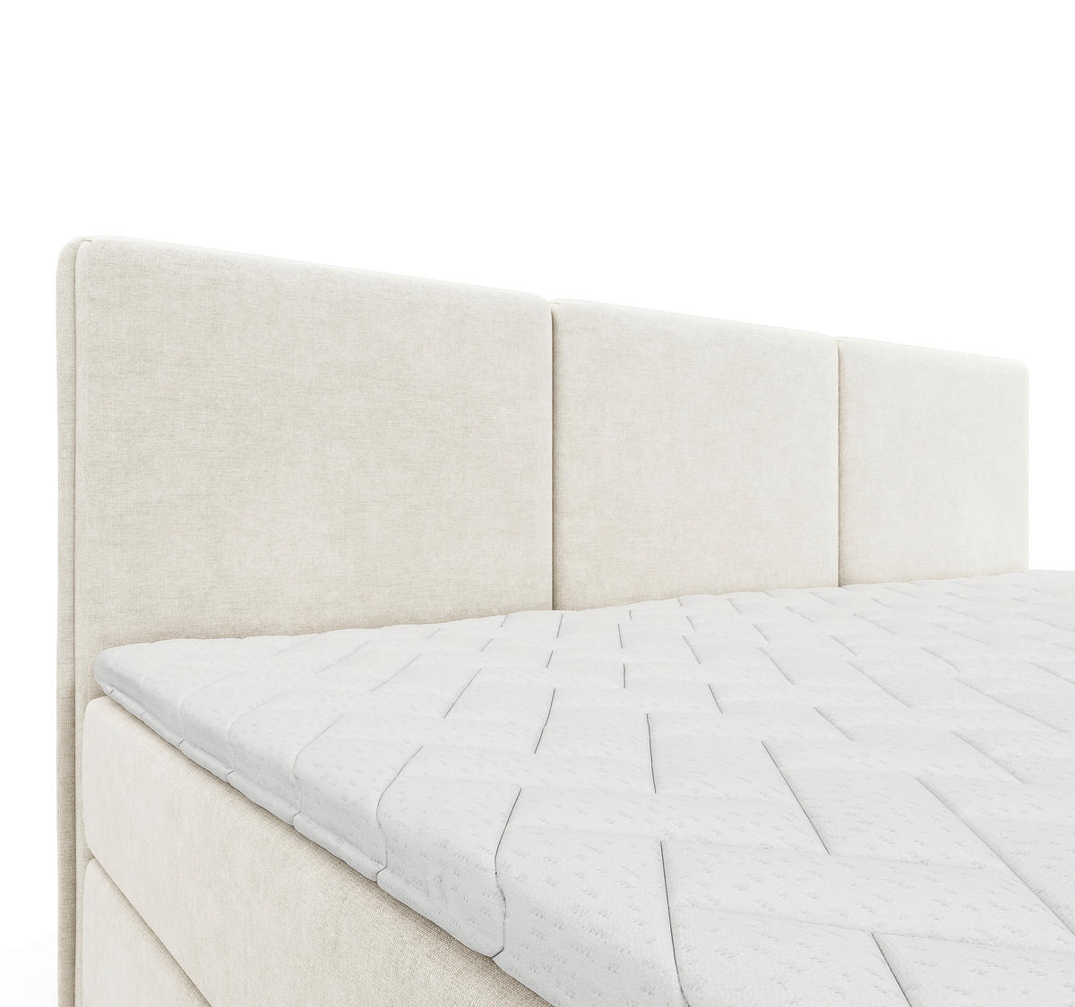 FAMILIENBETT - Creme/Schwarz, MODERN, Holz/Kunststoff (240/200cm) - MID.YOU