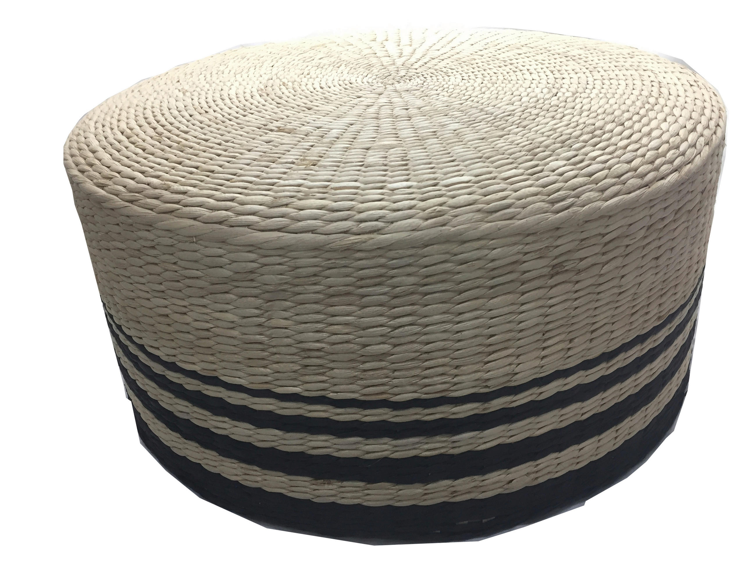 HOCKER Naturfarben, Schwarz  - Schwarz/Naturfarben, LIFESTYLE, Naturmaterialien/Papier (60/30cm) - Landscape