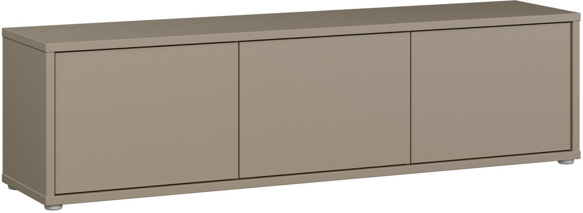 LOWBOARD  in 154,2/42,5/34,9 cm  - Taupe/Grau, MODERN, Holzwerkstoff/Metall (154,2/42,5/34,9cm) - Carryhome