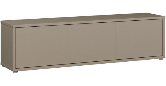 LOWBOARD  in 154,2/42,5/34,9 cm  - Taupe/Grau, MODERN, Holzwerkstoff/Metall (154,2/42,5/34,9cm) - Carryhome