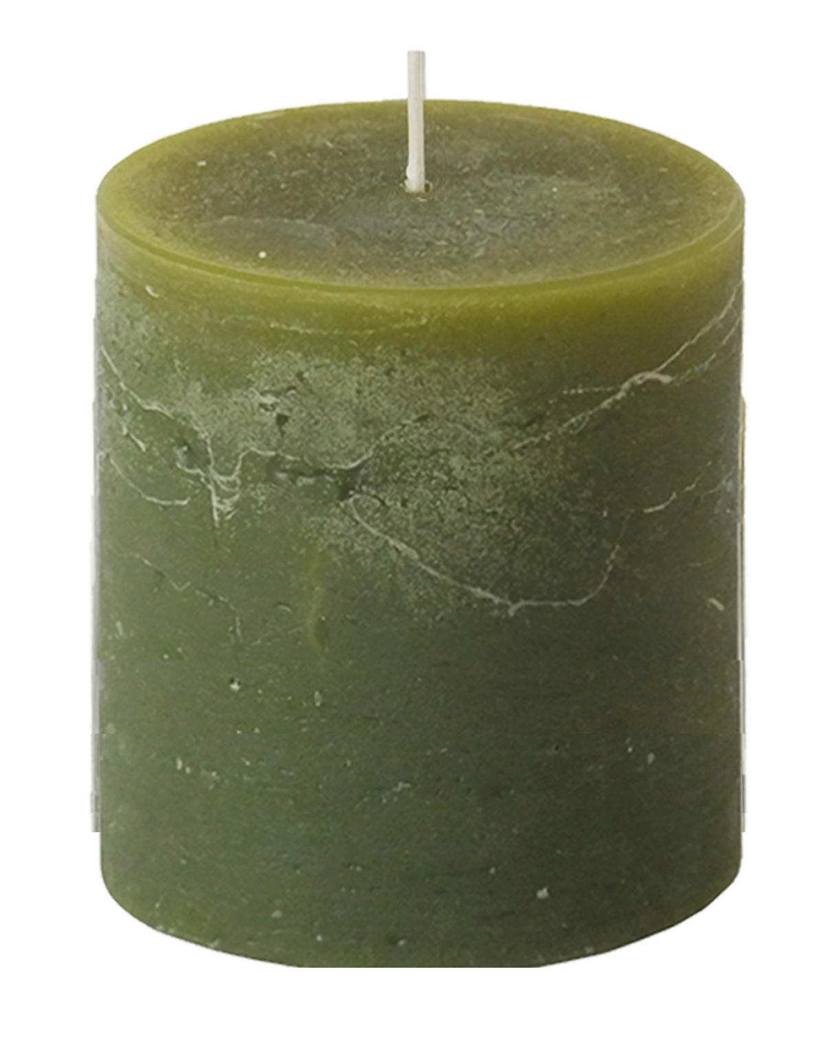 STUMPENKERZE 9,8/10 cm  - Grün, Basics (9,8/10cm) - Steinhart