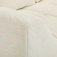 ECKSOFA in Flachgewebe Creme  306/202 cm  - Buchefarben/Creme, KONVENTIONELL, Holz/Textil (306/202cm) - Carryhome