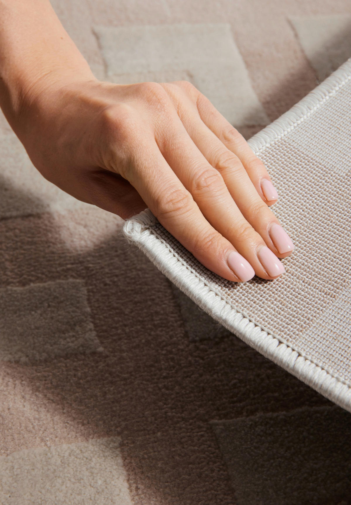 LÄUFER 80/240 cm Perles  - Beige/Creme, Design, Kunststoff (80/240cm) - Elle Decoration