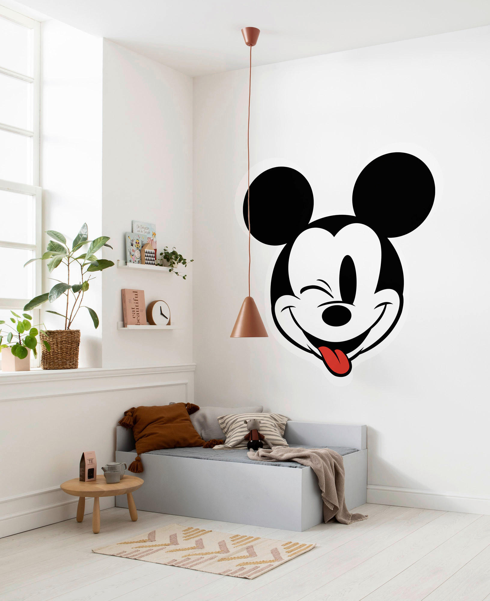 Vliestapete Mickey-Mouse-Design (selbstklebend)
