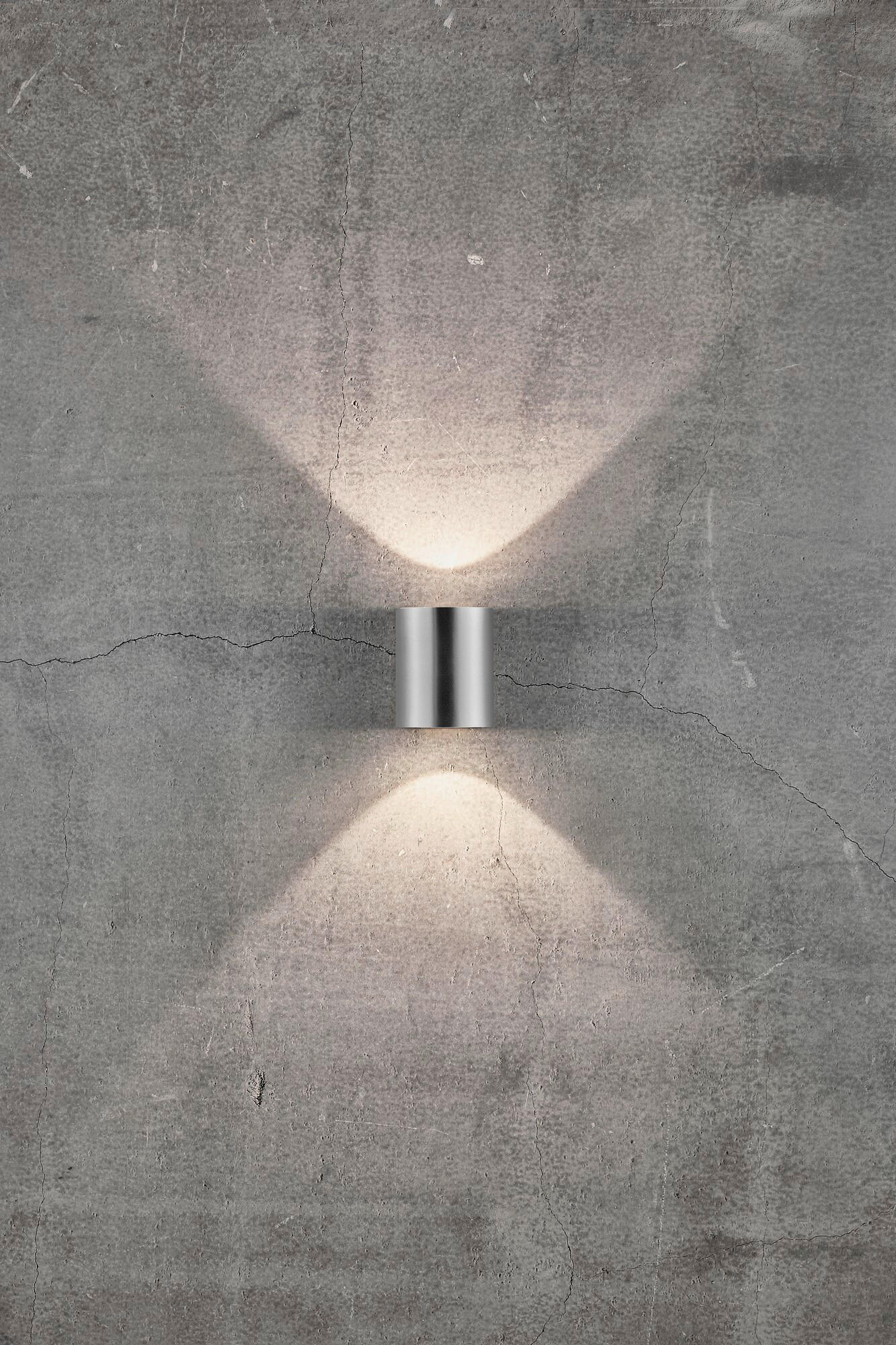 AUßENWANDLEUCHTE 8,7/10,6/10 cm   - Edelstahlfarben, Basics, Metall (8,7/10,6/10cm) - Nordlux