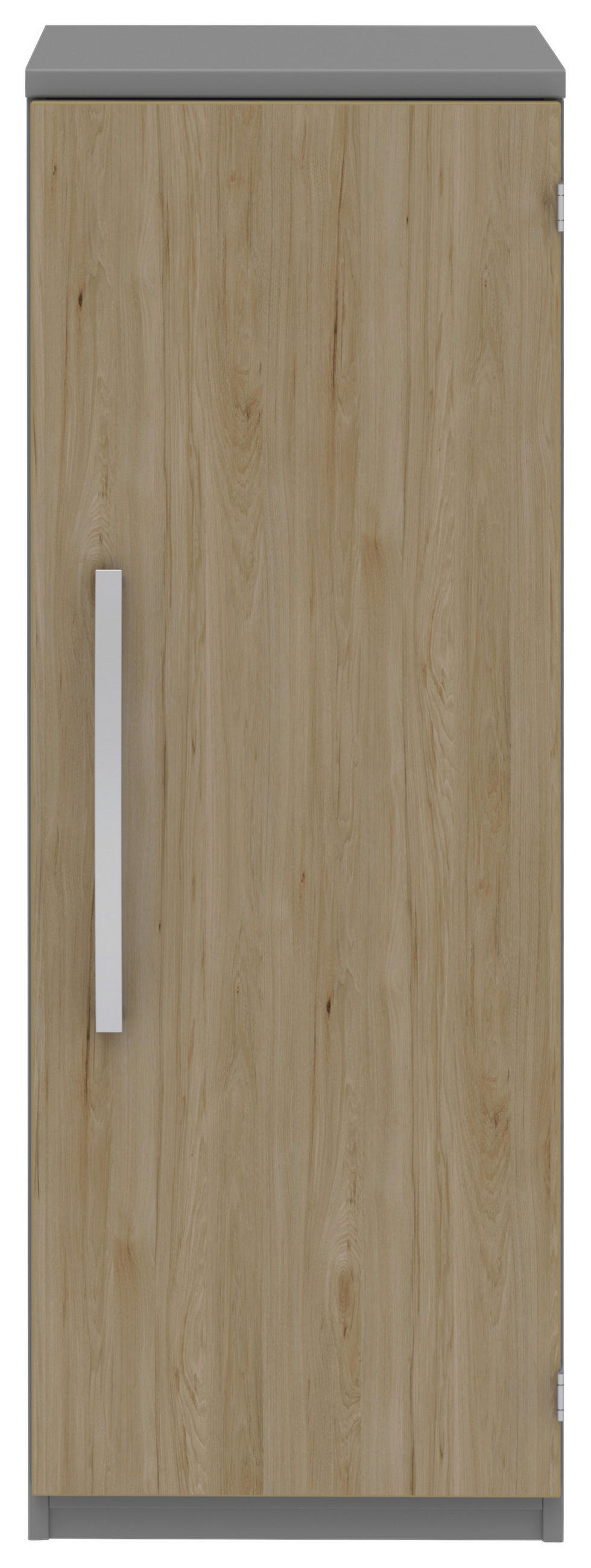 AKTENSCHRANK Grau, Eichefarben  - Eichefarben/Grau, KONVENTIONELL, Holzwerkstoff (40/111,7/43cm) - Moderano