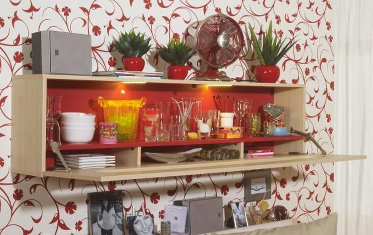 JUGENDZIMMER - Design, Glas/Holzwerkstoff - Venda