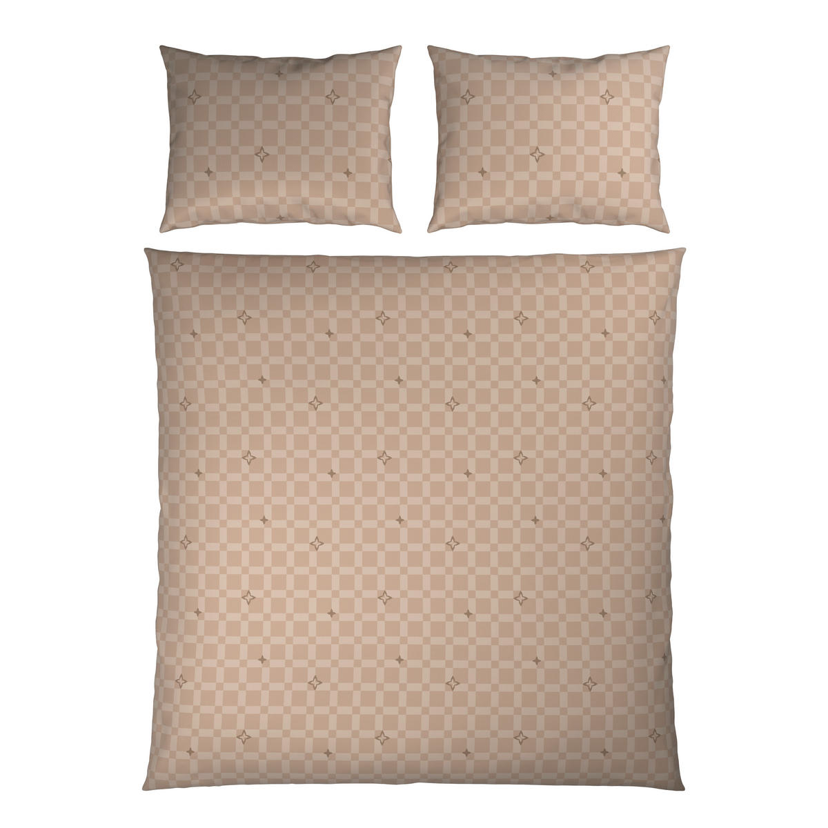 POVLEČENÍ satén krémová 200/200 cm - krémová, Design, textil (200/200cm) - Ambia Home
