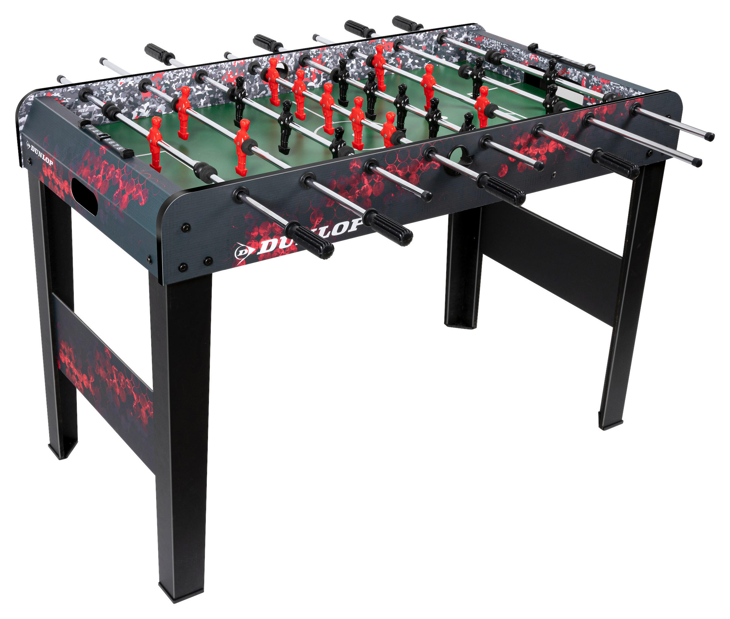 TISCHKICKER DUNLOP - Rot/Schwarz, Basics, Holzwerkstoff/Kunststoff (115,5/97/79cm)