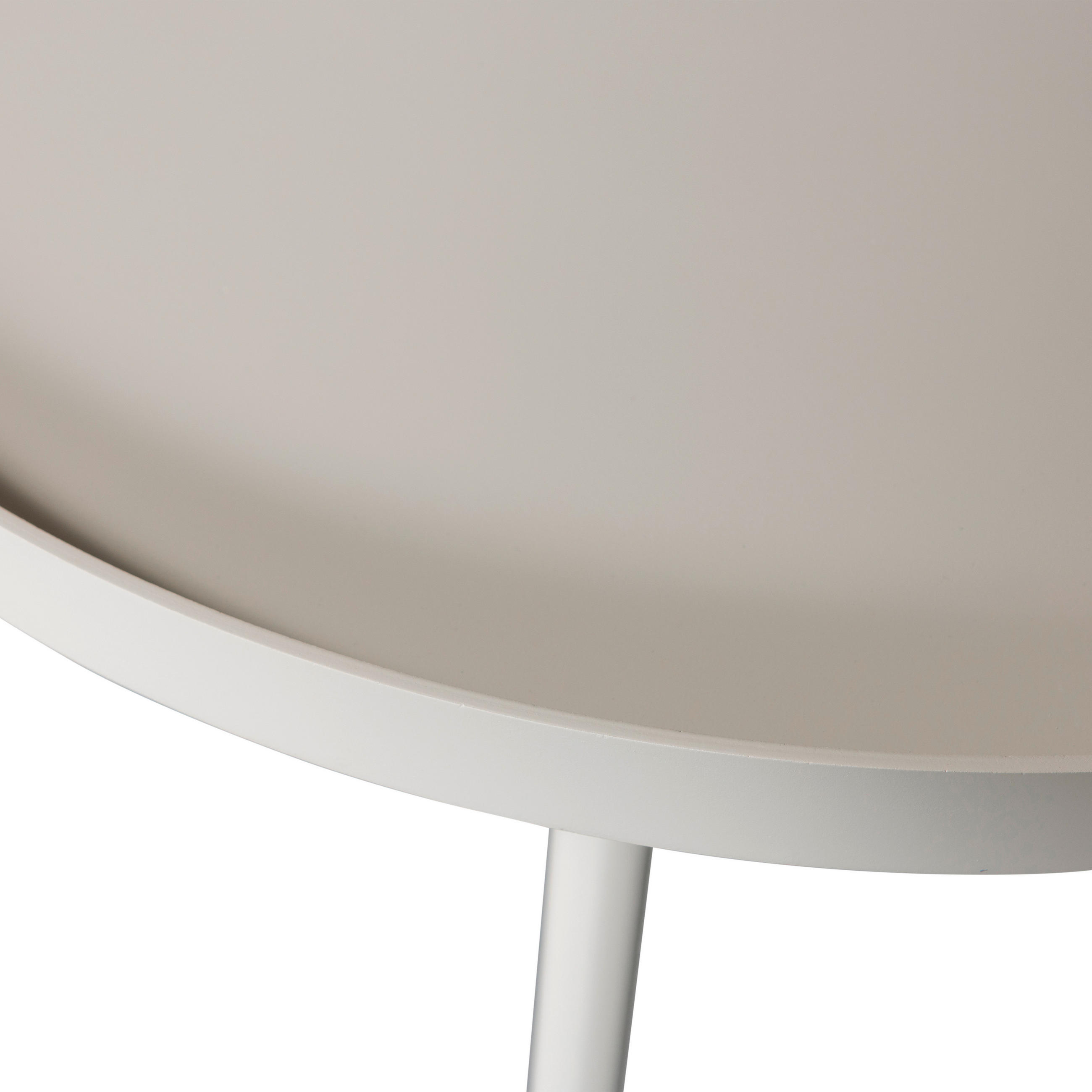 BEISTELLTISCH 78/78/39 cm Sandfarben rund  - Sandfarben, Design, Holz/Holzwerkstoff (78/78/39cm) - Livetastic