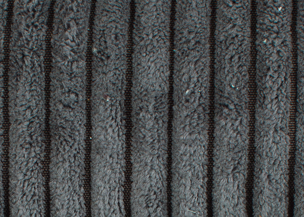 RELAXLIEGE in Cord Dunkelgrau  - Dunkelgrau/Schwarz, Design, Textil/Metall (87/93/188cm) - Xora