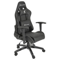 GAMINGSTUHL Schwarz Metall, Kunststoff, Textil   - Schwarz, MODERN, Kunststoff/Textil (55/113/62,5cm) - X Rocker