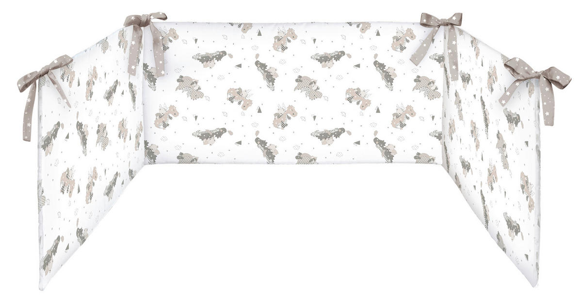 NESTCHEN Kleiner Drache    - Greige/Grau, Basics, Textil (32/40/15cm) - Patinio