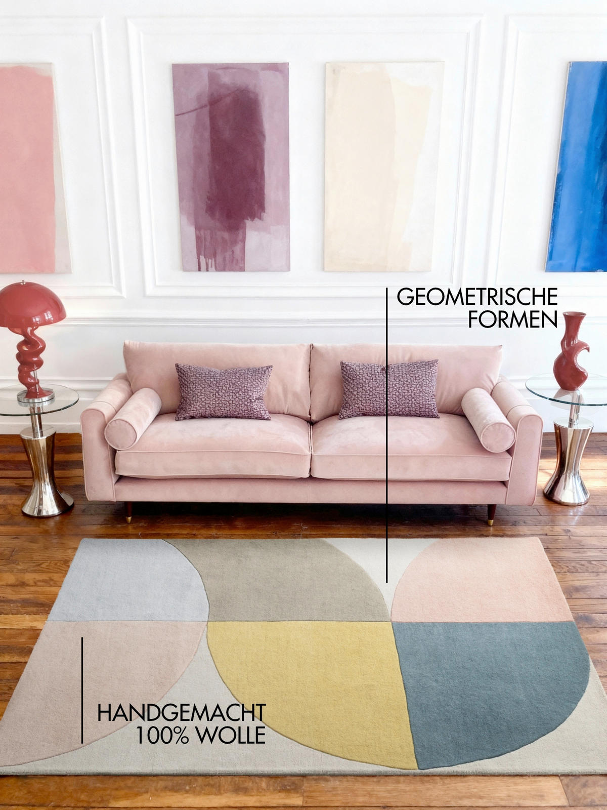 WOLLTEPPICH 120/170 cm Westminster Savile Creme, Multicolor rechteckig  - Multicolor/Creme, Basics, Textil (120/170cm) - Ted Baker