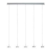 LED-HÄNGELEUCHTE 136/20/200 cm  - Alufarben/Weiß, LIFESTYLE, Kunststoff/Metall (136/20/200cm) - Fabas Luce