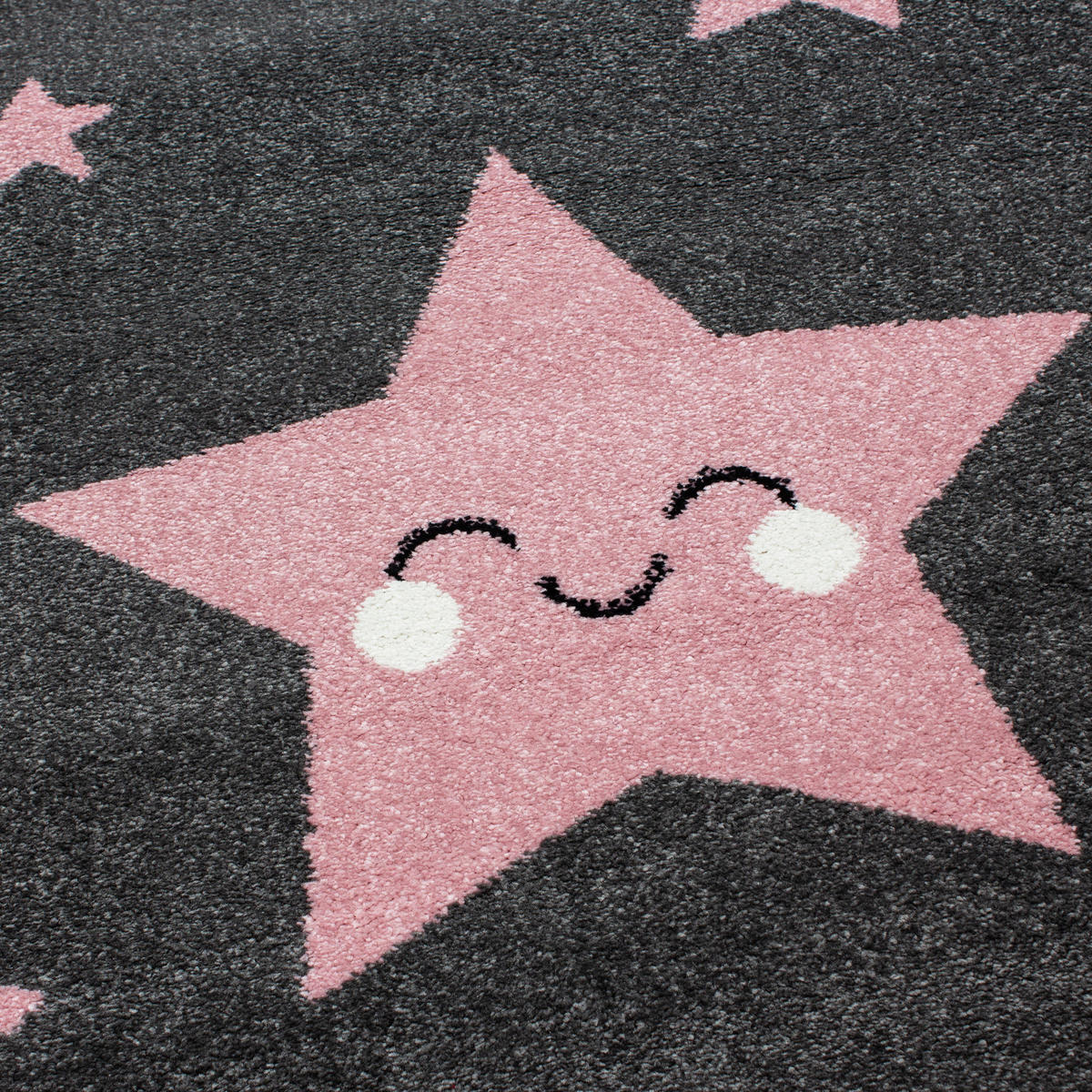 DĚTSKÝ KOBEREC, 80/150 cm, šedá, pink - šedá/pink, Trend, textil (80/150cm) - Ben'n'jen