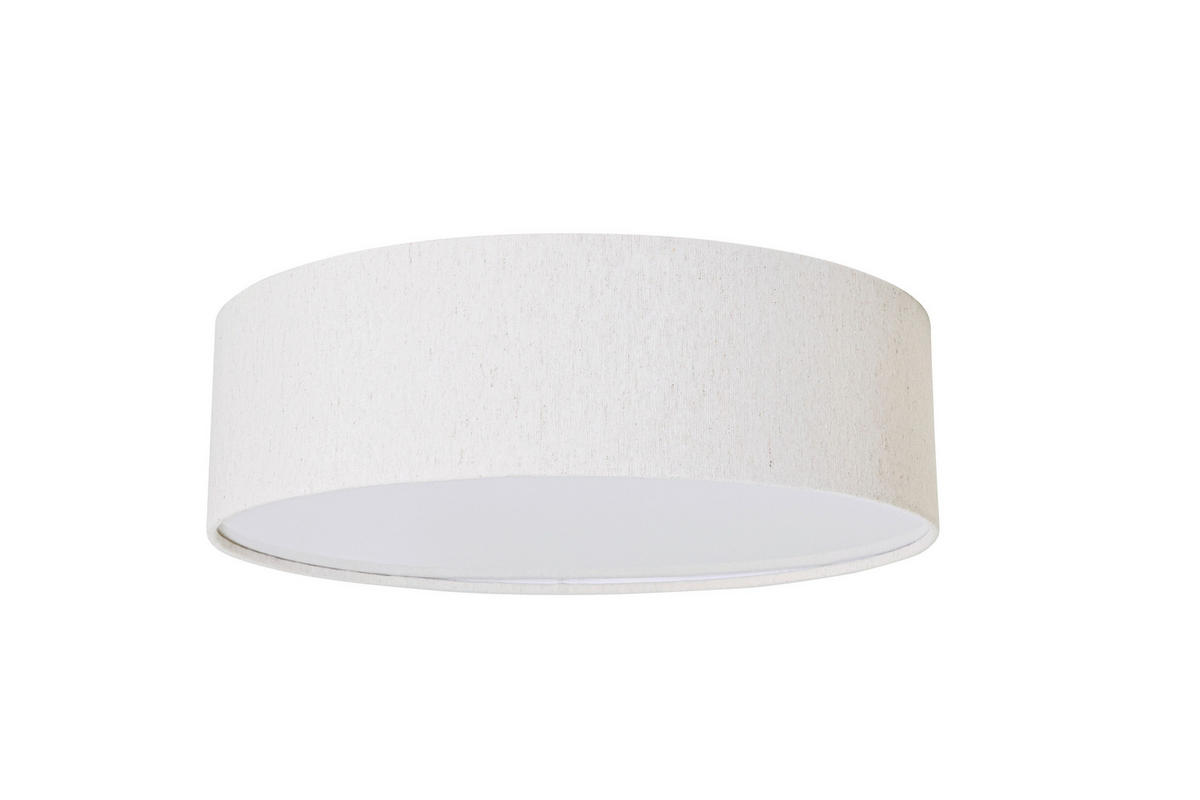 DECKENLEUCHTE  45/13 cm    - Naturfarben, Basics, Kunststoff/Textil (45/13cm) - Novel