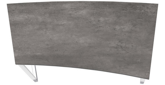 SCHREIBTISCH 200/100/68-82 cm  in Grau, Weiß, Alufarben  - Alufarben/Weiß, Design, Metall (200/100/68-82cm) - Moderano