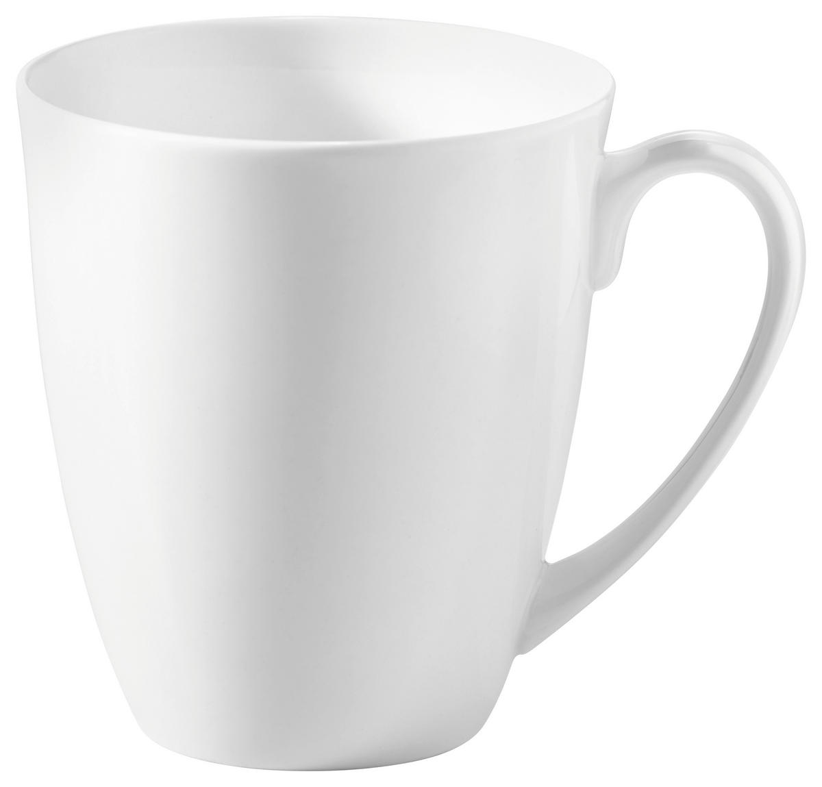 ŠOLJA ZA KAFU   375 ml  - bela, Osnovno, keramika (8,5/10cm) - Novel