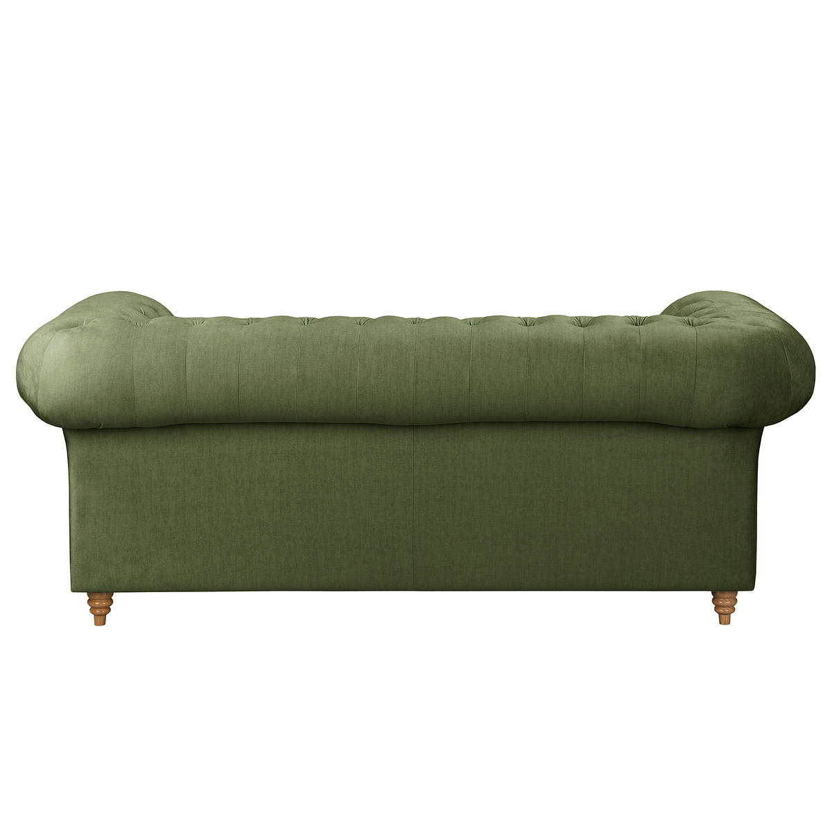 SCHLAFSOFA Mikrofaser Dunkelgrün Armteil links, Armteil rechts  - Dunkelgrün/Braun, Design, Holz/Textil (190/74/91cm) - P & B