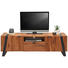 TV-ELEMENT Wildeiche massiv Eichefarben, Schwarz - Eichefarben/Schwarz, Trend, Holz/Metall (172,8/52/47cm) - Landscape TV-ELEMENT Wildeiche massiv Eichefarben, Schwarz - Eichefarben/Schwarz, Trend, Holz/Metall (172,8/52/47cm) - Landscape