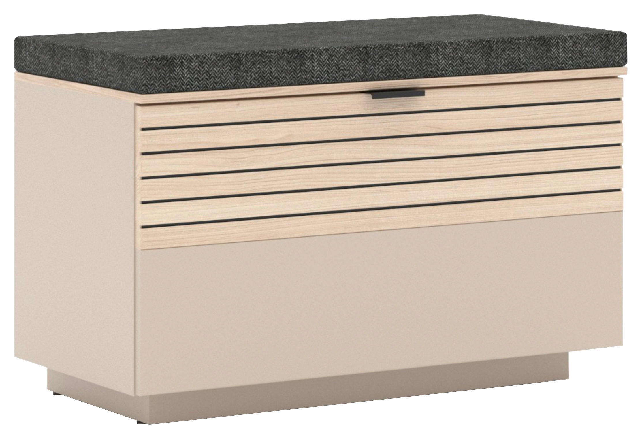 GARDEROBENBANK 78/51/38 cm  - Kaschmir/Eichefarben, Design, Holzwerkstoff/Textil (78/51/38cm) - Xora
